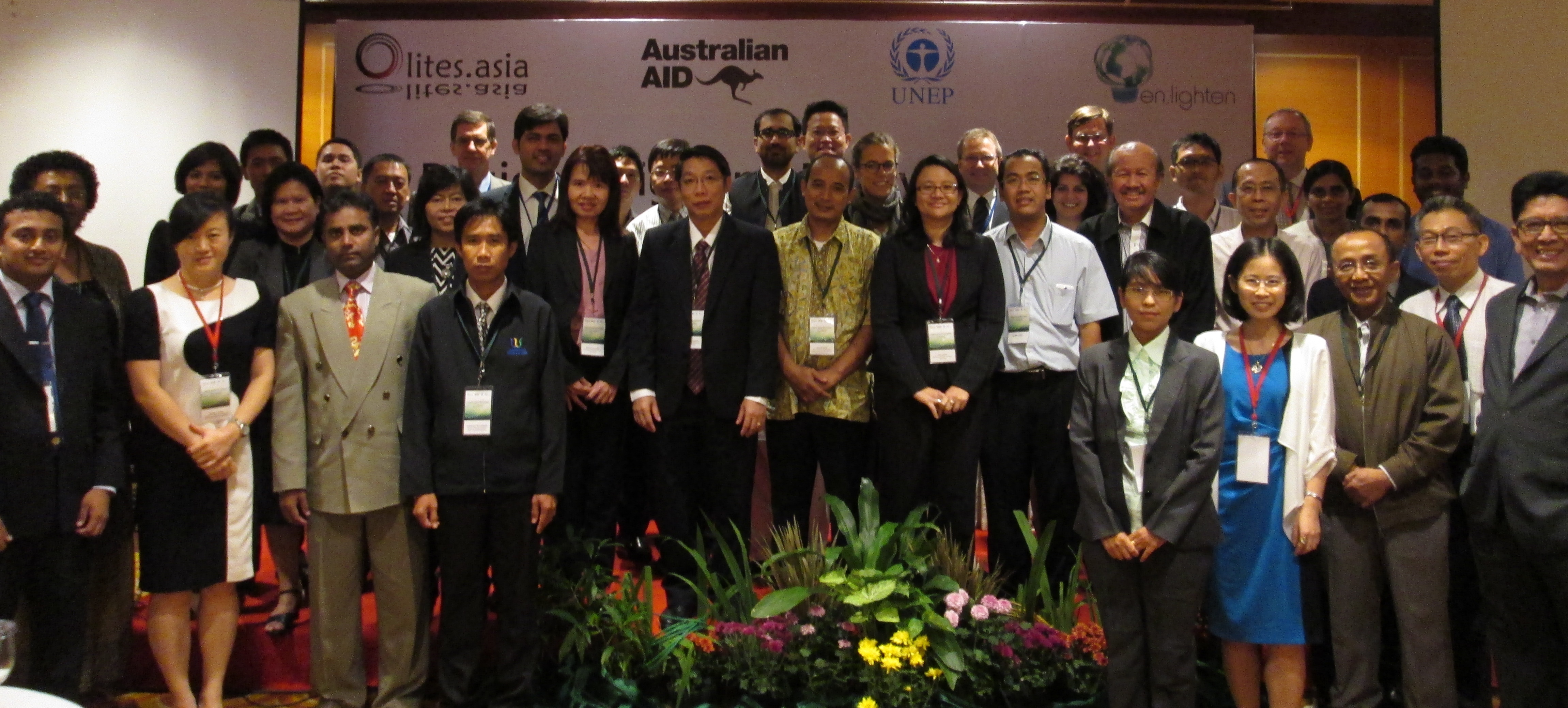 Jakarta 2014 lighting policy workshop delegates