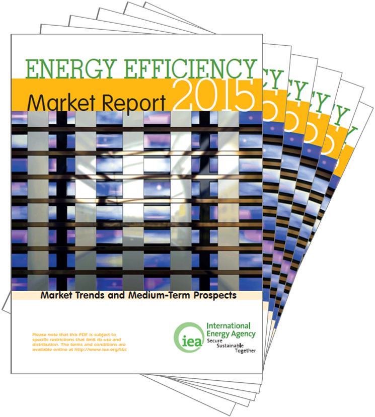 Cover of IEA Energy Efficiency Market Report 2015